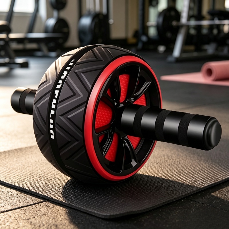 Home Gym Hack - Non-Slip Ab Roller Wheel, Durable Core