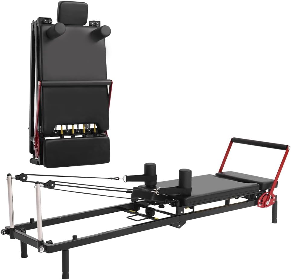 Home Gym Weight Machine - Home Gym Pilates Reformer Machine, Quick-Assembly