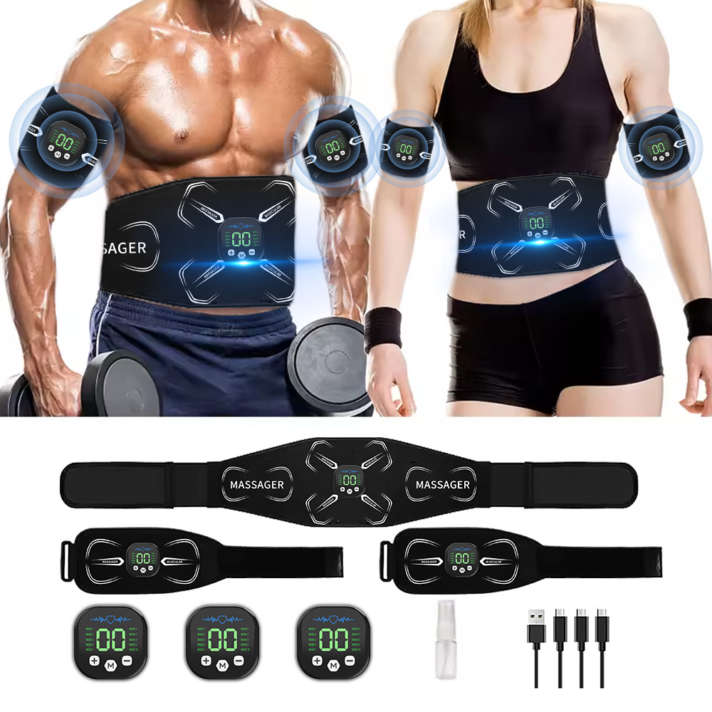 Home Gym Electric Machine - EMS Muscle Stimulator Abdominal Trainer Abs