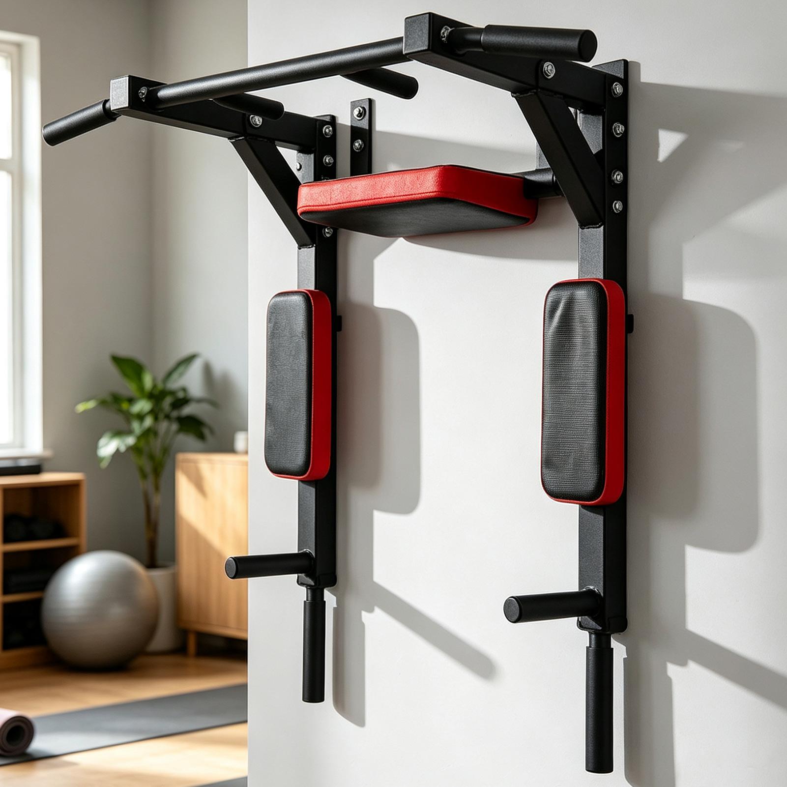 Home Gym Hack - Wall-Mounted Pull-up Bar Fitness Horizontal Bar