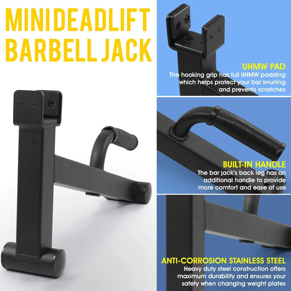 Mini Deadlift Barbell Jack wit - Deadlift Jack Barbell 评论和价格