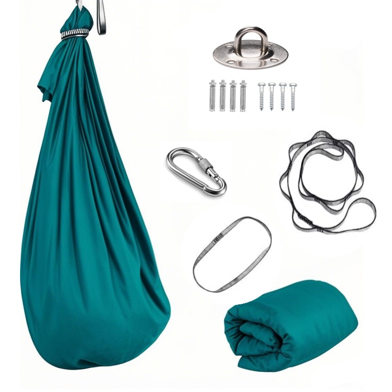 1.5*2.8m Elastic Swing Hammock - Yoga Trapeze Swing 评论和价格