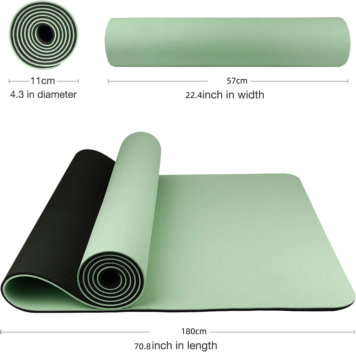 TPE yoga mat is environmentall - Home Gym Furniture 评论和价格
