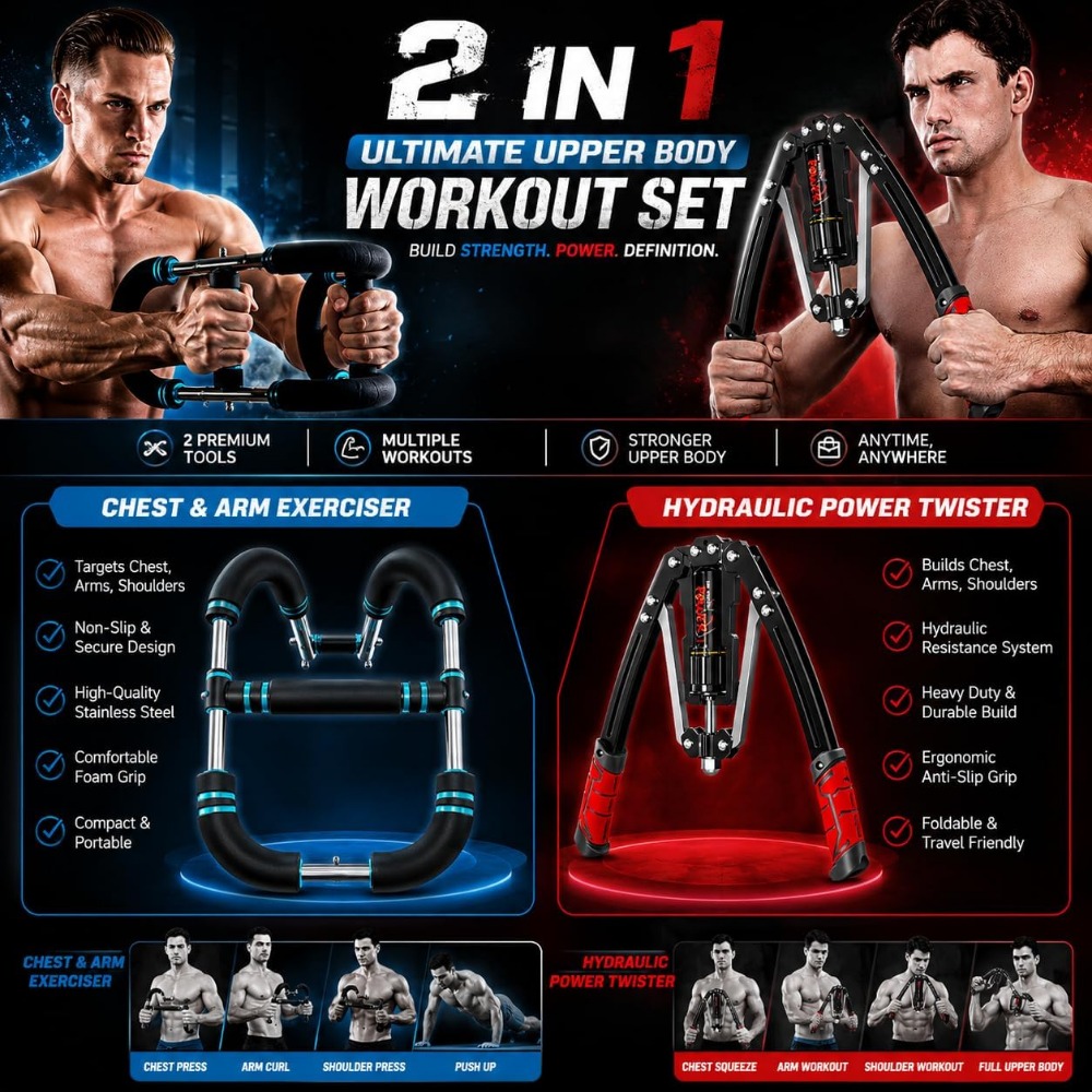 Sponsored  Hydraulic Twister A - Home Gym Upper Body Workout 评论和价格