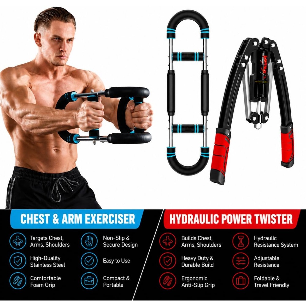 Sponsored  Hydraulic Twister A - Home Gym Upper Body Workout 评论和价格