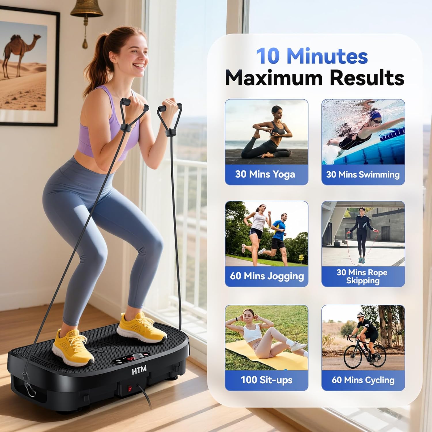Vibration Plate Fat Burning Fi - Home Gym Weight Machine 评论和价格