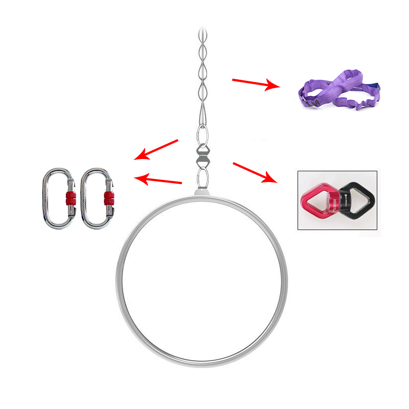 50cm Aerial Hoop Mini Lyra Kit - Home Gym Mini 评论和价格
