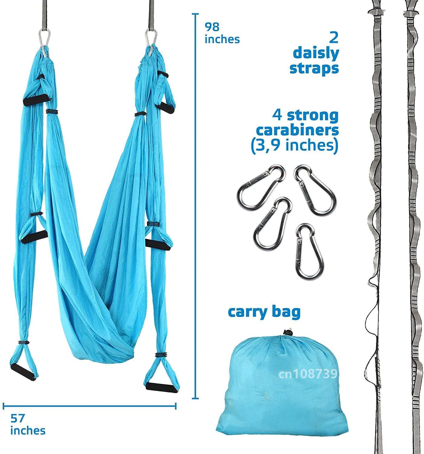 2.5*1.5m Aerial Yoga Swing wit - Yoga Trapeze Swing 评论和价格