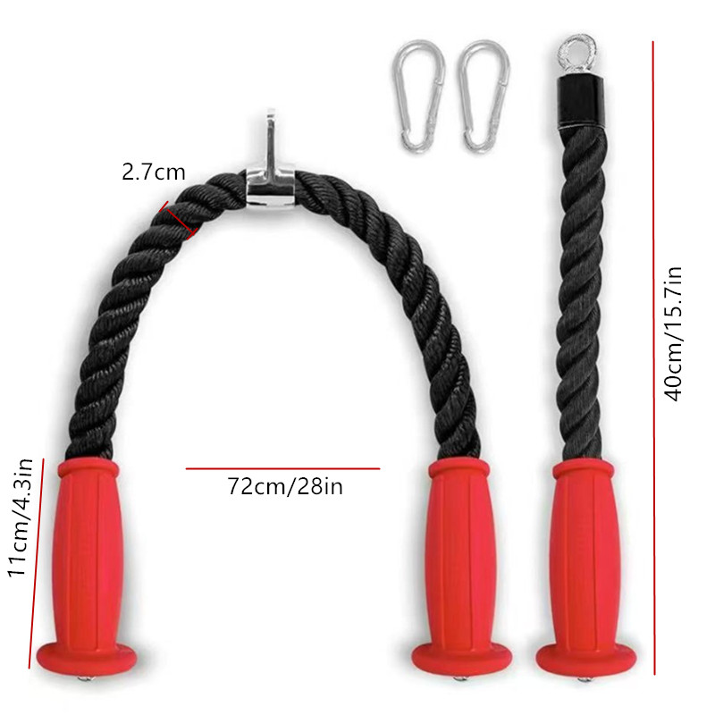 Ergonomic Tricep Ropes Non-Sli - Home Gym Weight Machine 评论和价格
