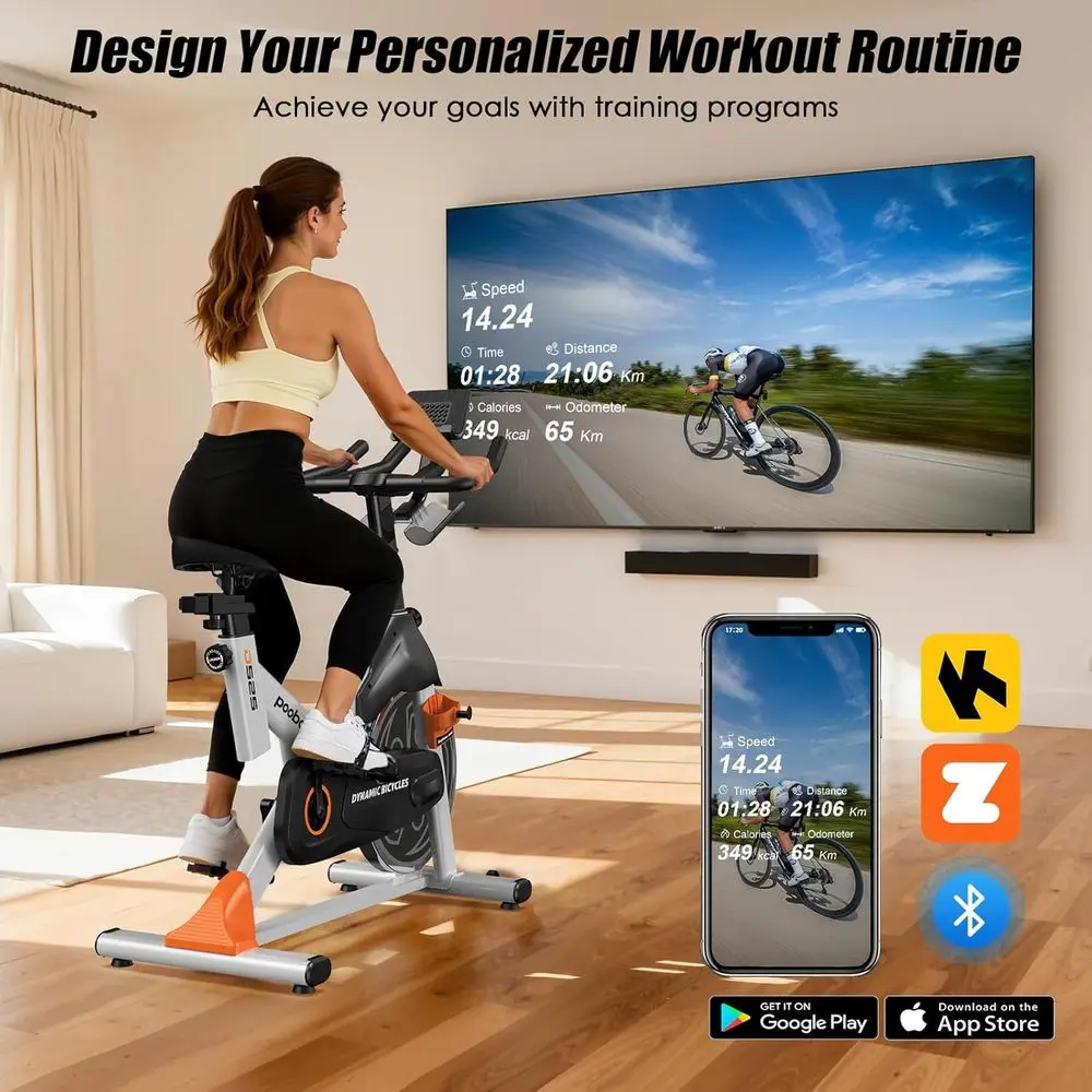 Silent Magnetic Exercise Bike  - Home Gym Bike 评论和价格