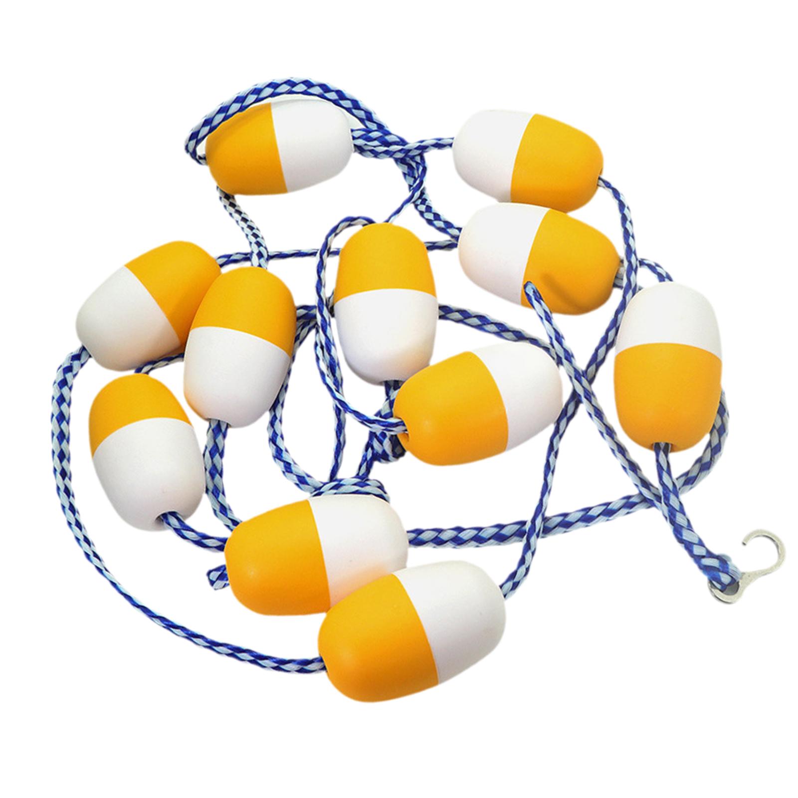 Pool Rope with Floats Yellow W - Home Gym Yellow 评论和价格