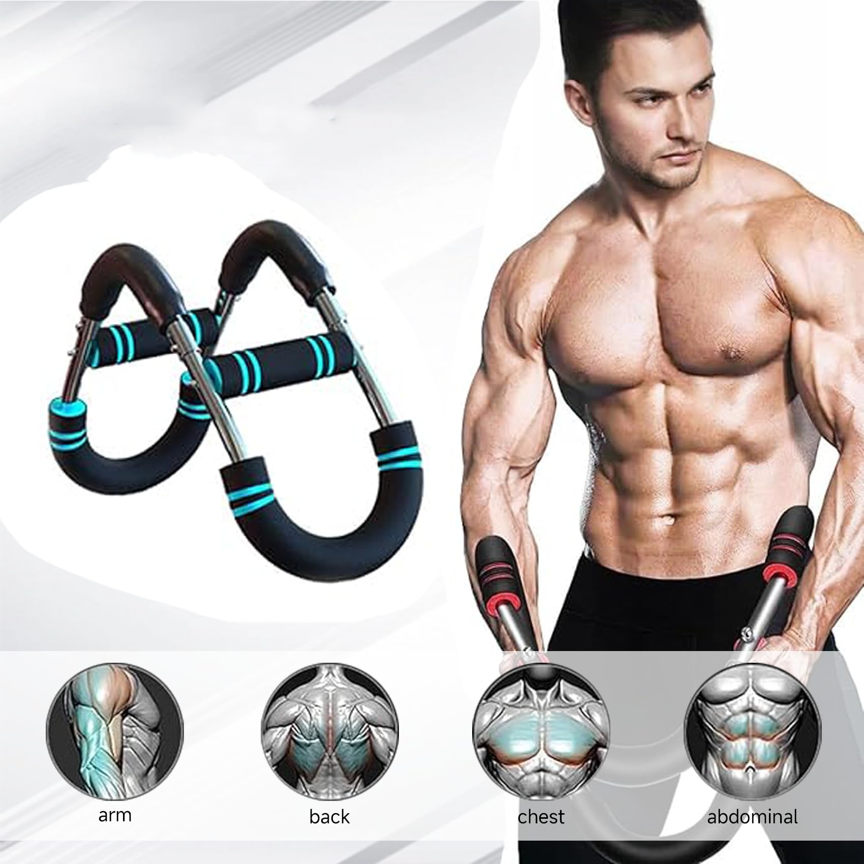 Adjustable Detachable Arm Trai - Home Gym Upper Body Workout 评论和价格