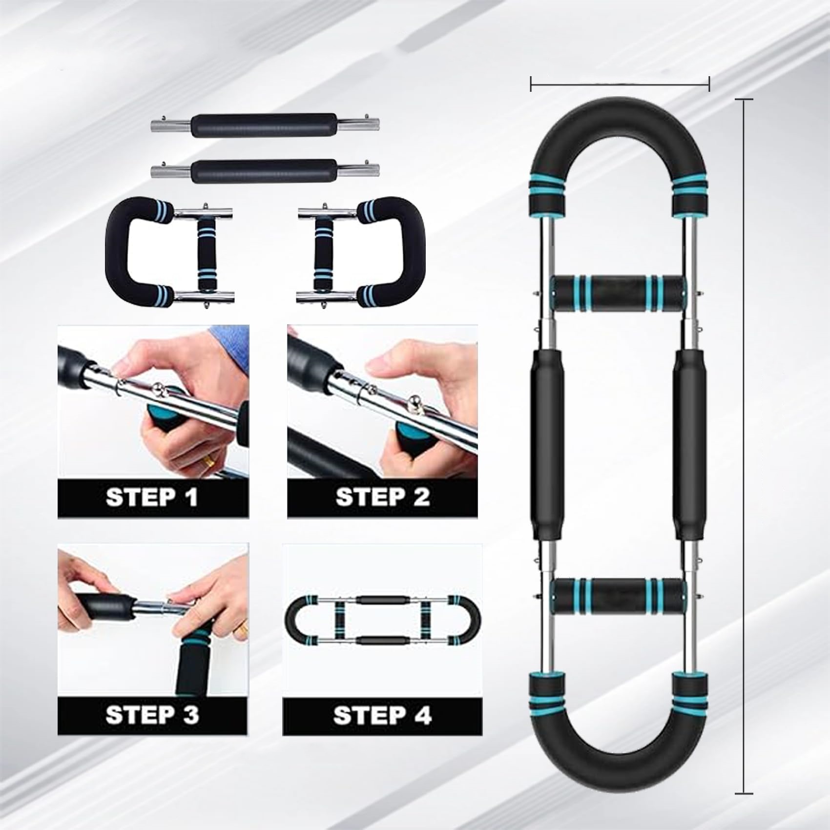 Adjustable Detachable Arm Trai - Home Gym Upper Body Workout 评论和价格