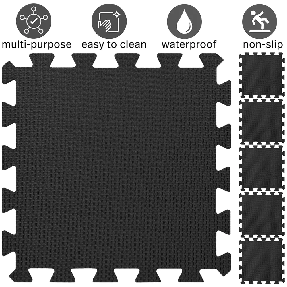 8/16 Pcs Gym Mat Cross-pattern - Home Gym Furniture 评论和价格