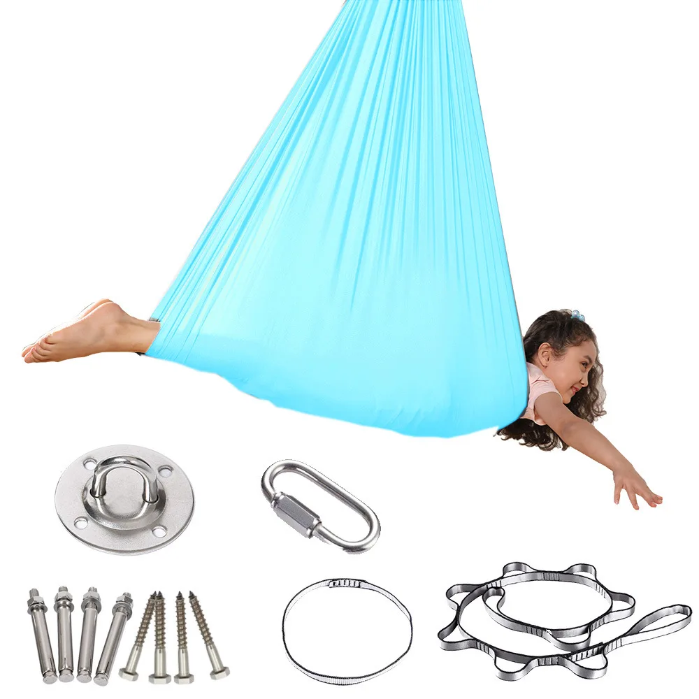 150x280cm Swing Hammock Elasti - Yoga Trapeze Swing 评论和价格