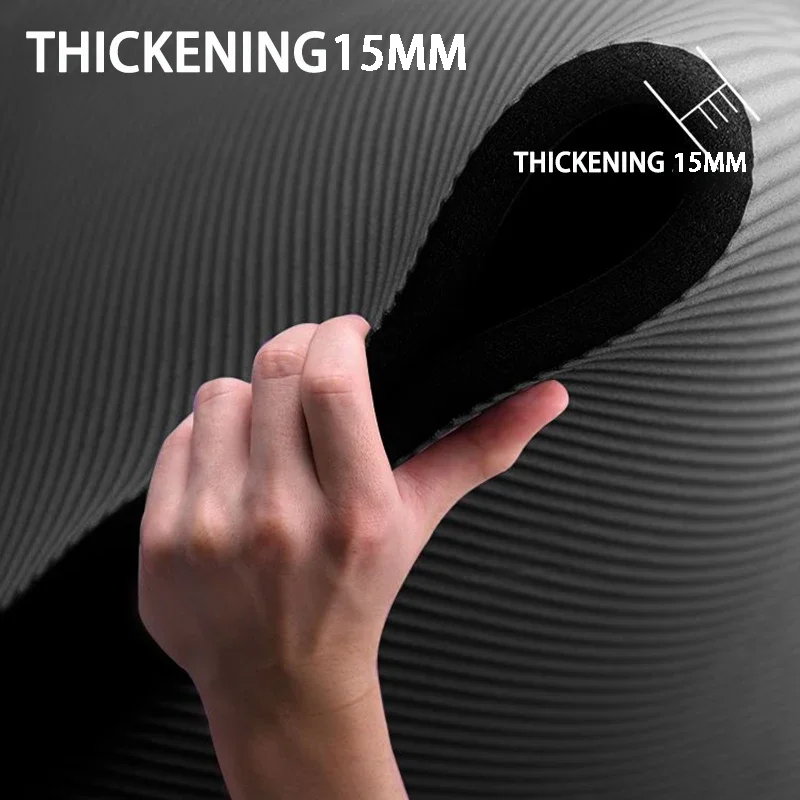 Non-slip Extra Thick 15mm Yoga - Home Gym Furniture 评论和价格