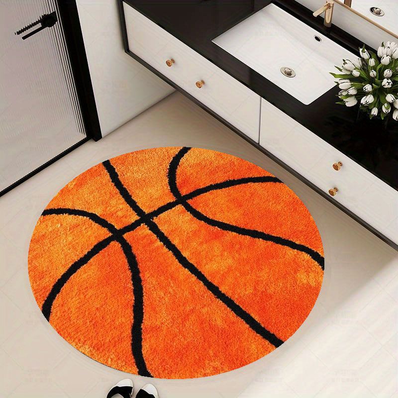 Basketball Pattern Round Rug F - Home Gym Furniture 评论和价格