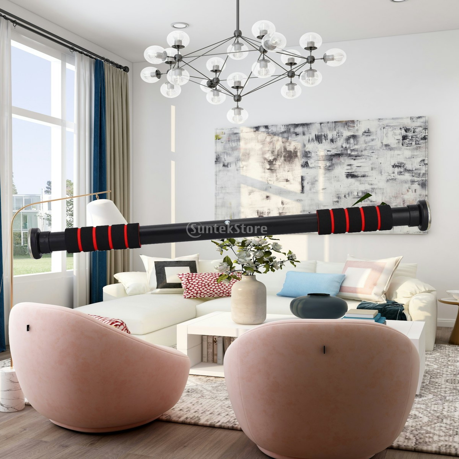 Pull up Bar for Doorway Home G - Home Gym Upper Body Workout 评论和价格