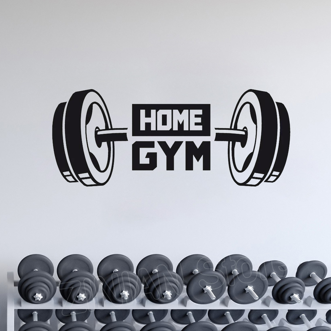 Fitness Home Gym Decor Wall St - Home Gym Furniture 评论和价格